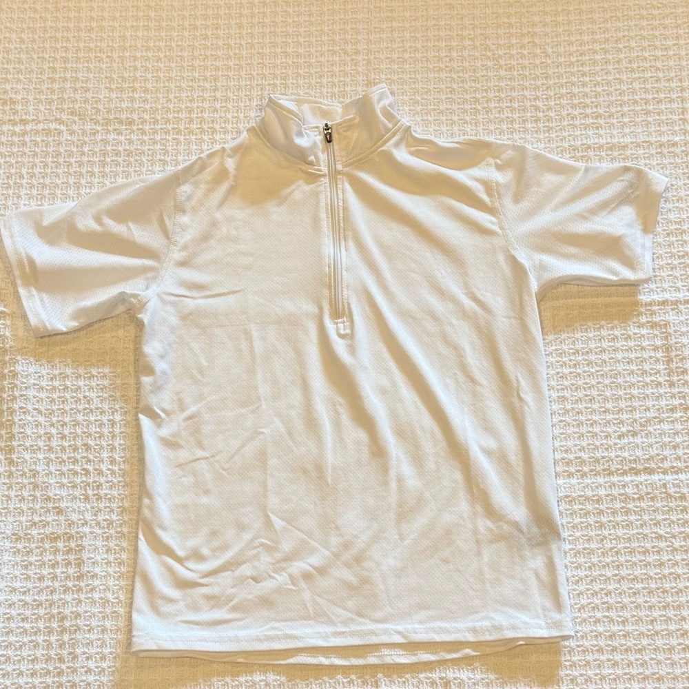 Kerrits Kids Equestrian Riding Breeze IceFil Youth Medium White Good Condition
